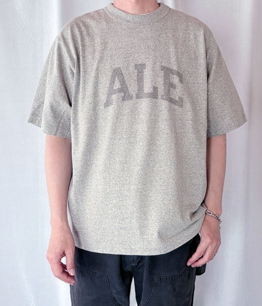 blurhms ROOTSTOCK/ALE-Y 88/12 Print Tee WIDE (HeatherGrey×Fade/Grey-PT)