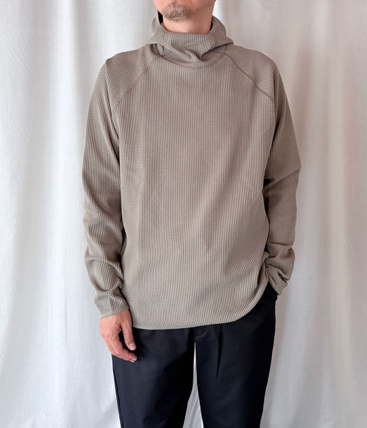 Goldwin/WF LIGHT L/S HOODIE (ARID BEIGE)