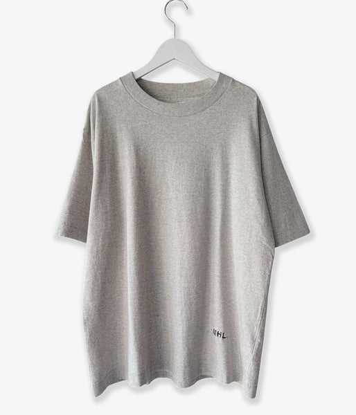 MHL./UPCYCLED COTTON JERSEY TOP MENS (GREY)