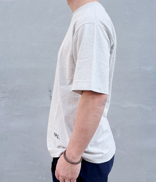 MHL./UPCYCLED COTTON JERSEY TOP MENS (GREY)
