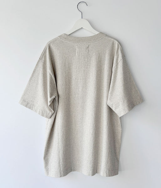 MHL./UPCYCLED COTTON JERSEY TOP WOMENS (GREY)