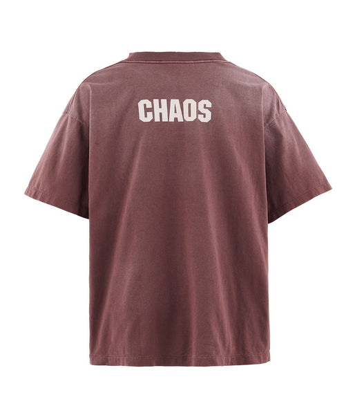 SAINT MICHAEL/SS T-SHIRT/SAINT MXX/BURGUNDY