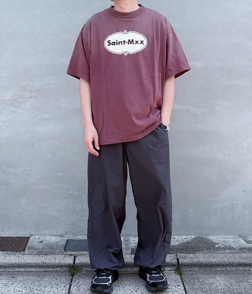 SAINT MICHAEL/SS T-SHIRT/SAINT MXX/BURGUNDY