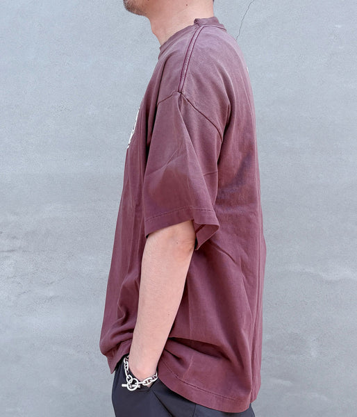 SAINT MICHAEL/SS T-SHIRT/SAINT MXX/BURGUNDY