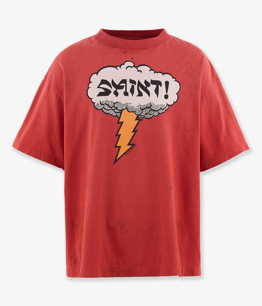 SAINT MICHAEL/SS T-SHIRT/SAINT!/RED