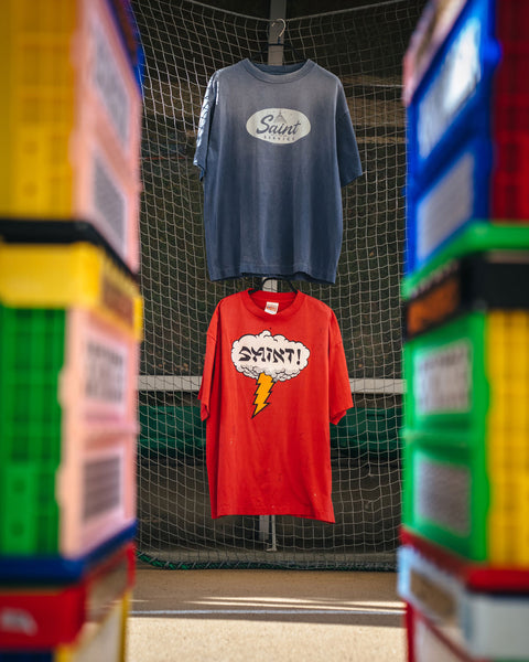 SAINT MICHAEL/SS T-SHIRT/SAINT!/RED