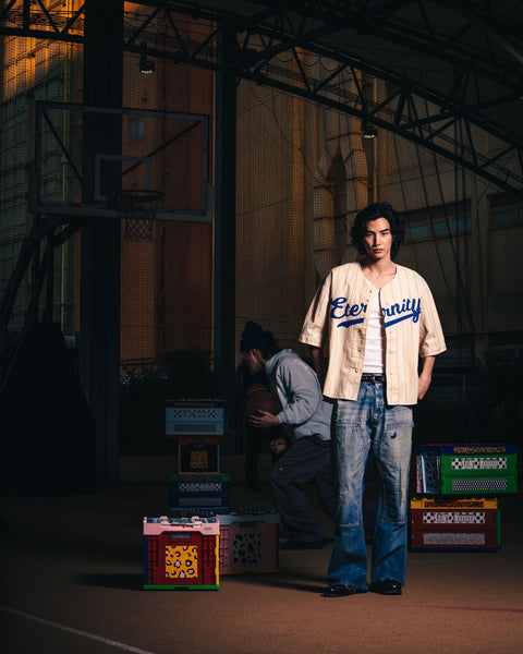 SAINT MICHAEL/BASEBALL SHRT/ETERNITY/WHITE