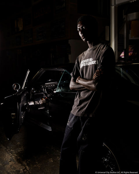 SAINT MICHAEL/FF_SS T-SHIRT/FAST FURIOUS/BLK
