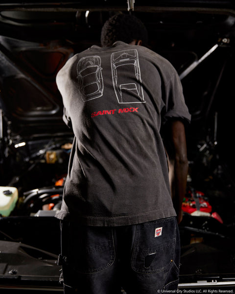 SAINT MICHAEL/FF_SS T-SHIRT/FAST FURIOUS/BLK