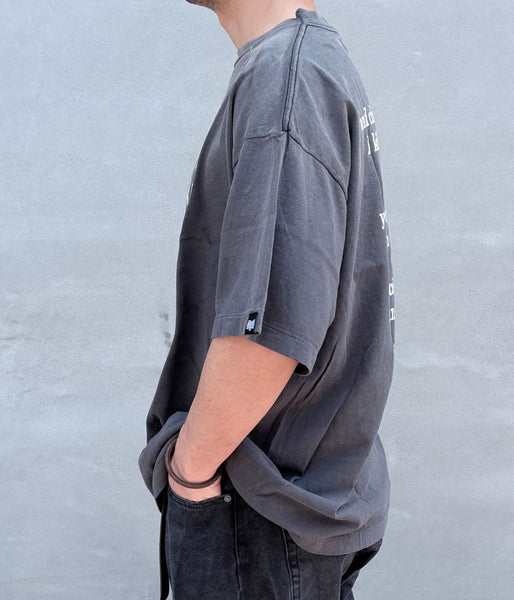 SAINT MICHAEL/BH_SS TEE/SKULL-K&BABY-M/BLK