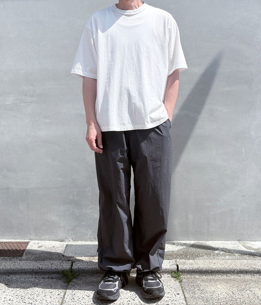 INTERIM/SEA ISLAND TOMPKINS LOOP JERSEY HYPER BIG BINDER NECK TUBE TEE (WHITE)