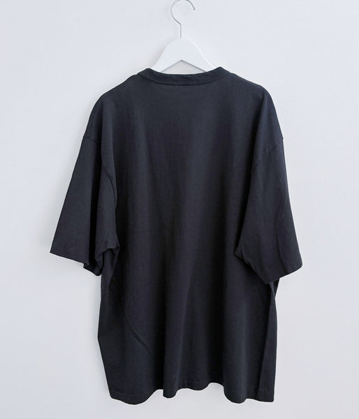 INTERIM/SEA ISLAND TOMPKINS LOOP JERSEY HYPER BIG BINDER NECK TUBE TEE (BLACK)