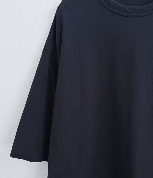 INTERIM/SEA ISLAND TOMPKINS LOOP JERSEY HYPER BIG BINDER NECK TUBE TEE (BLACK)