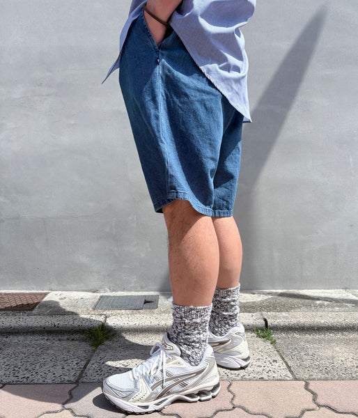 DESCENDANT/JERRY DENIM SHORTS (INDIGO)