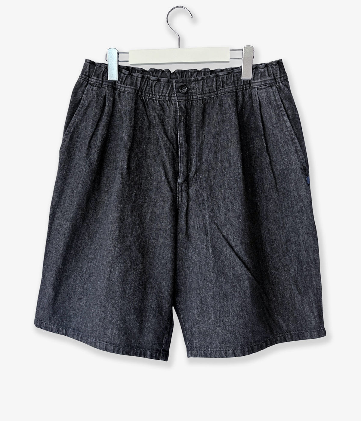DESCENDANT/JERRY DENIM SHORTS (BLACK)