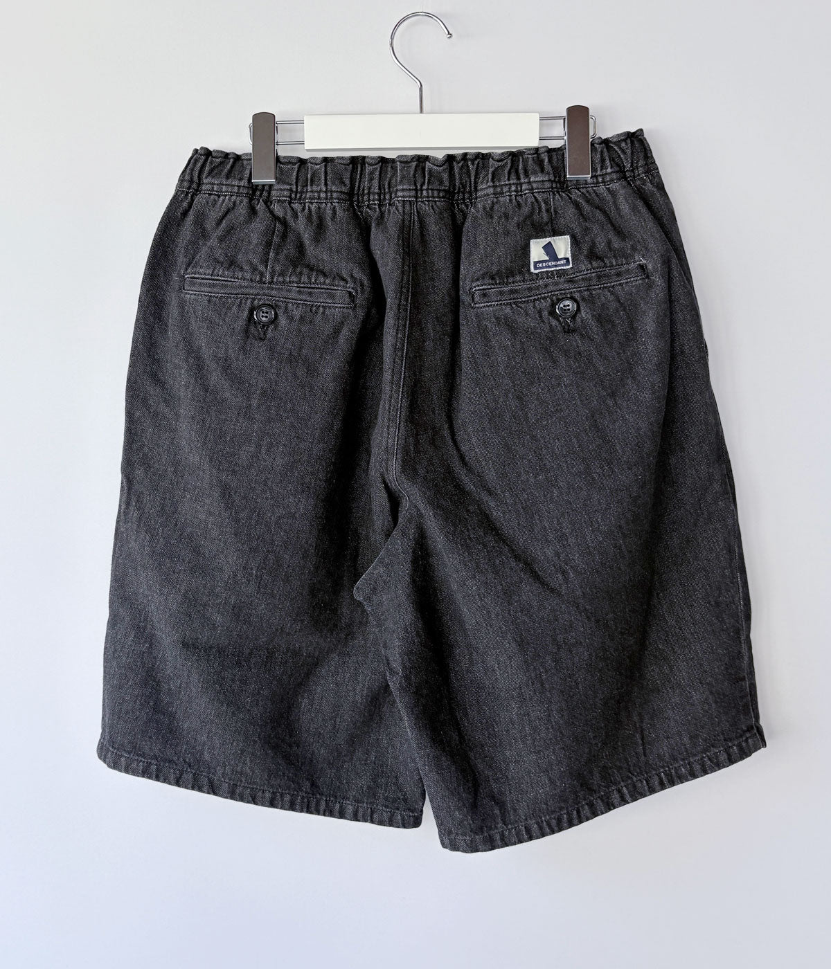 【夏物】DESCENDANT DIY DENIM SHORTS 3 DESCENDANT/JERRY DENIM SHORTS (BLACK)