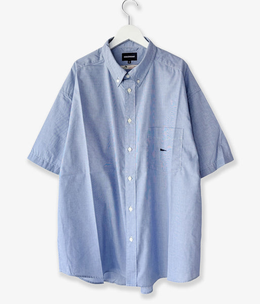 DESCENDANT/KENNEDYʼS PLAID SS SHIRT (NAVY)