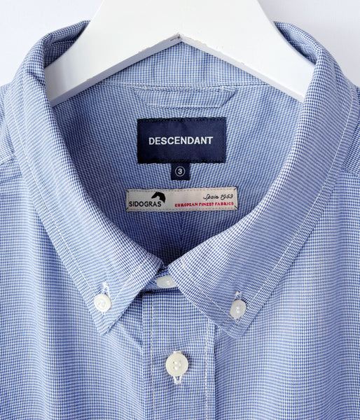 DESCENDANT/KENNEDYʼS PLAID SS SHIRT (NAVY)