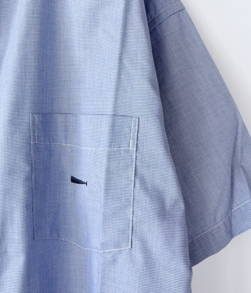 DESCENDANT/KENNEDYʼS PLAID SS SHIRT (NAVY)