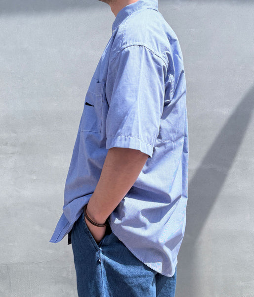 DESCENDANT/KENNEDYʼS PLAID SS SHIRT (NAVY)
