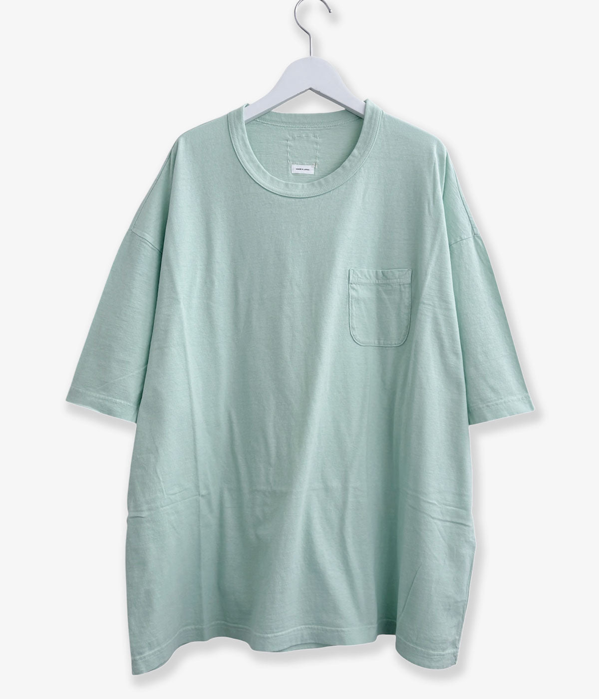 visvim/MONDO TEE S/S DMGD (L.T.GREEN)