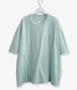 visvim/MONDO TEE S/S DMGD (L.T.GREEN)