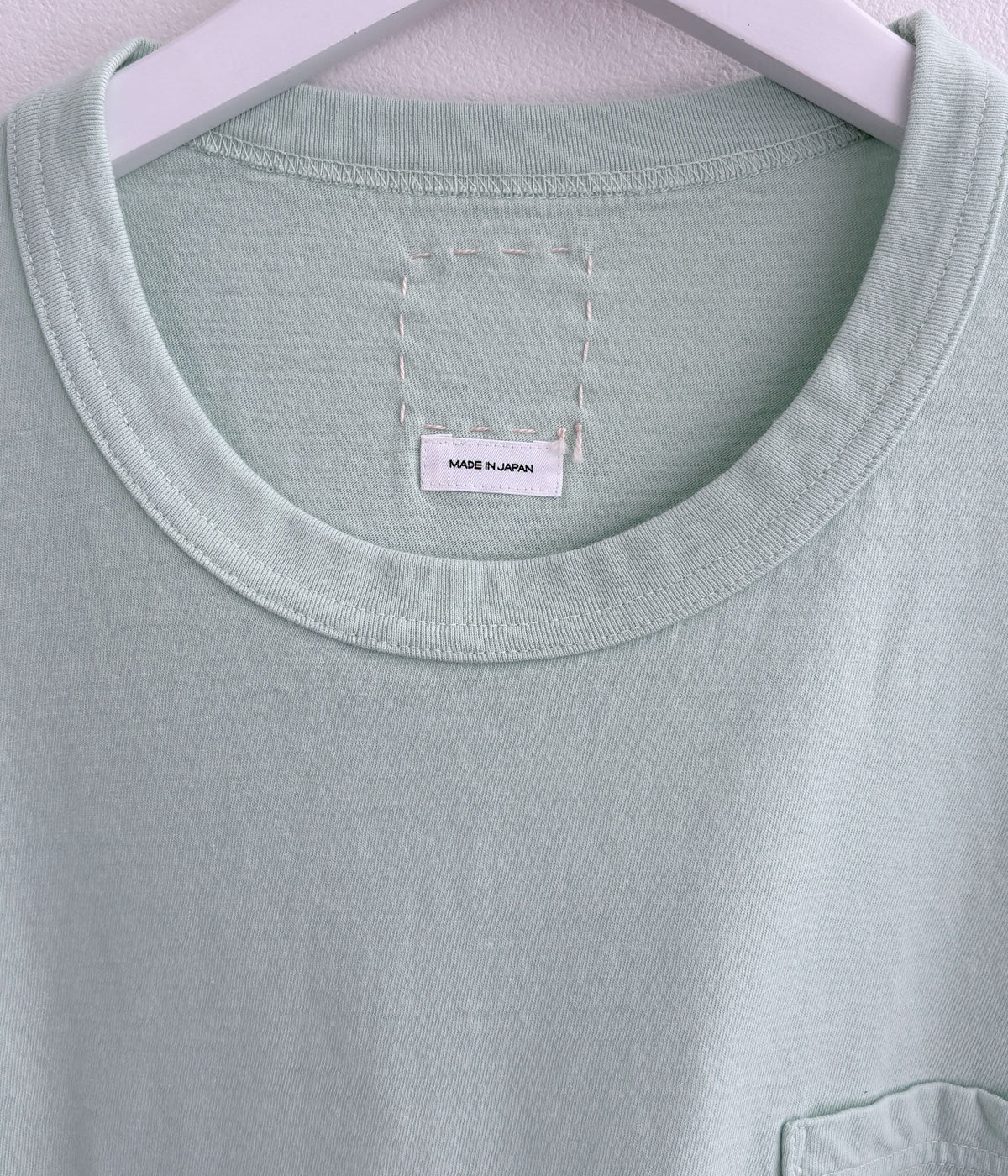 visvim/MONDO TEE S/S DMGD (L.T.GREEN)