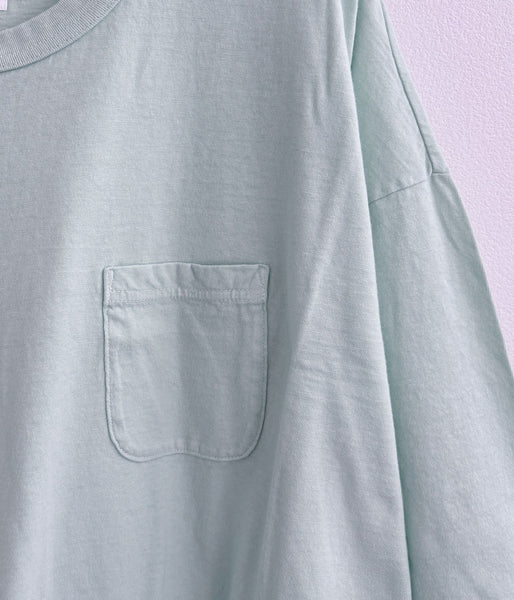 visvim/MONDO TEE S/S DMGD (L.T.GREEN)