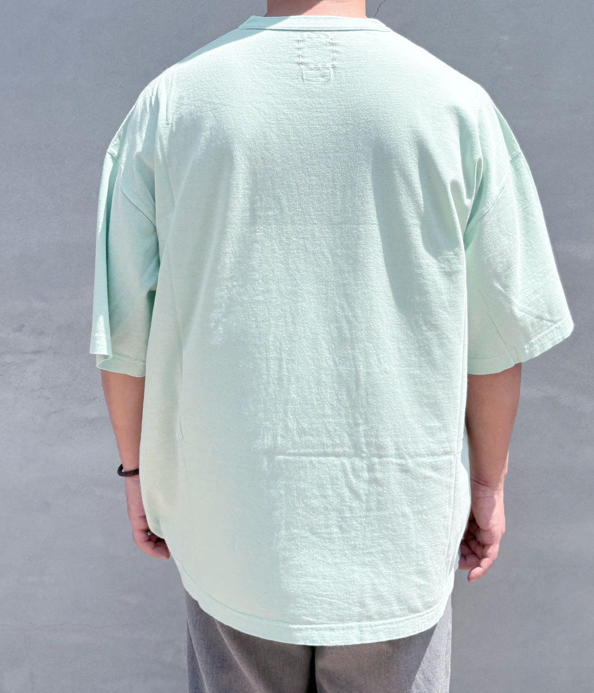 visvim/MONDO TEE S/S DMGD (L.T.GREEN)