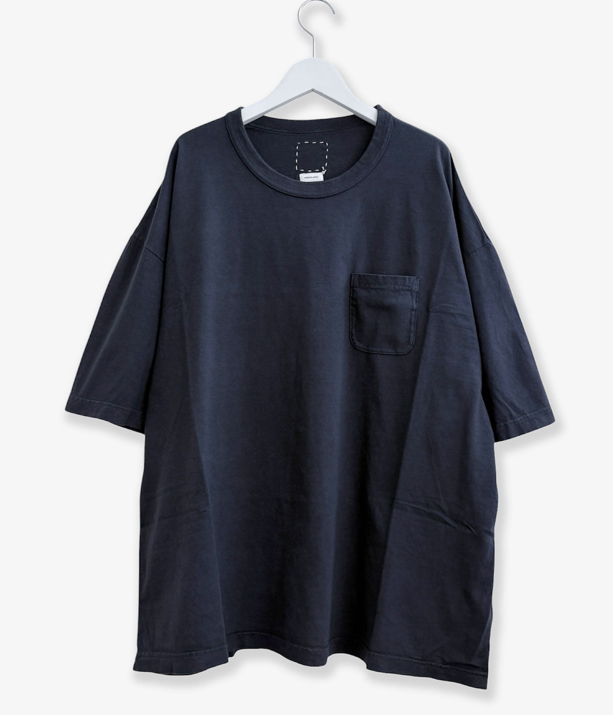 visvim/MONDO TEE S/S DMGD (BLACK)