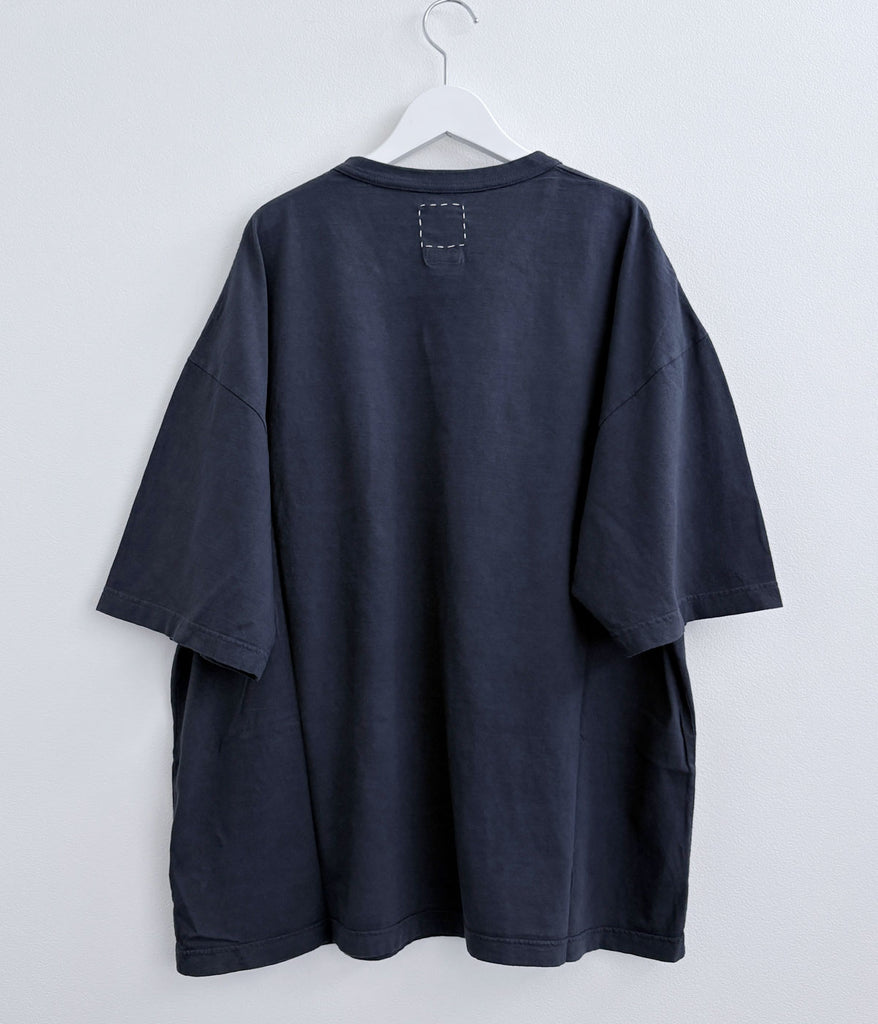 visvim/MONDO TEE S/S DMGD (BLACK)