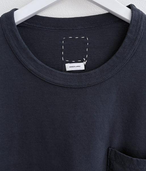 visvim/MONDO TEE S/S DMGD (BLACK)
