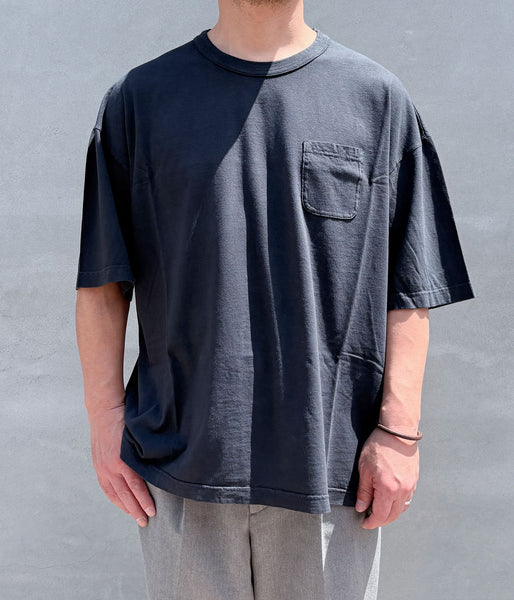 visvim/MONDO TEE S/S DMGD (BLACK)