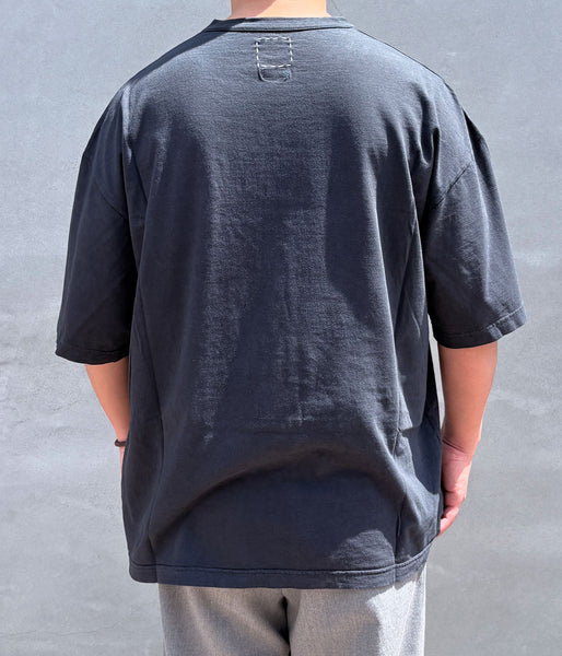 visvim/MONDO TEE S/S DMGD (BLACK)