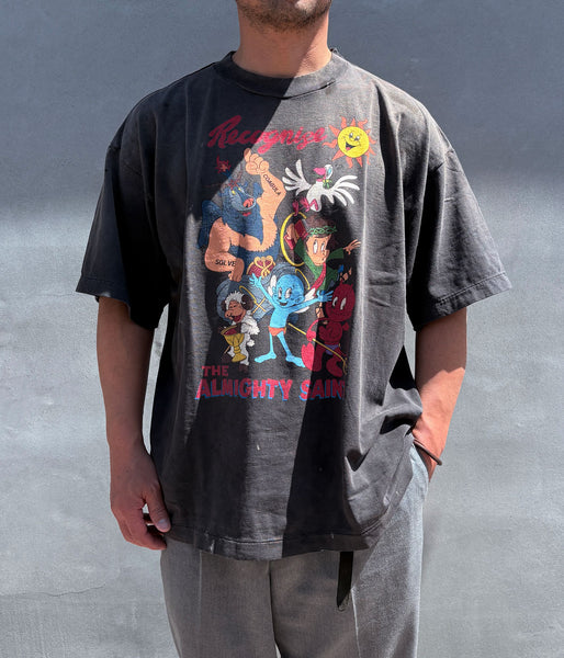 SAINT MICHAEL/SS T-SHIRT/ALMITHY SAINT/BLACK