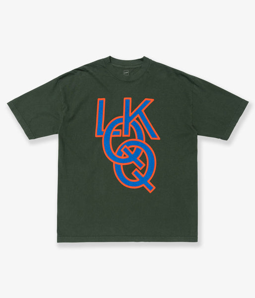 LQQK Studio/Q Rings tee (FOREST GREEN)