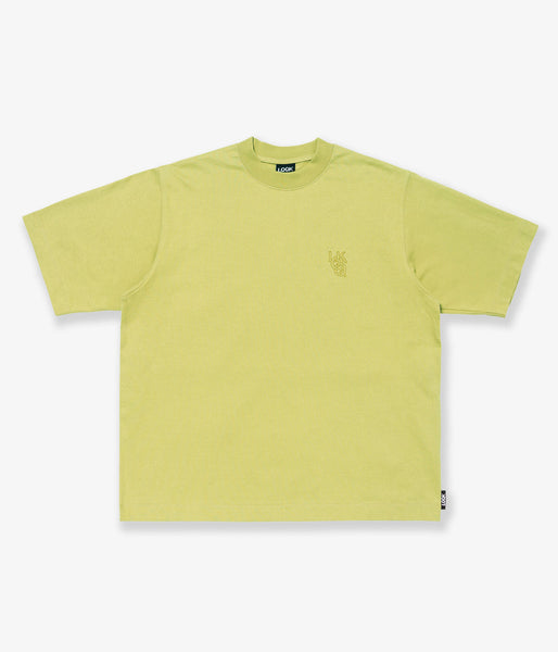 LQQK Studio/Q Ring Heavy Weight tee (GREEN)
