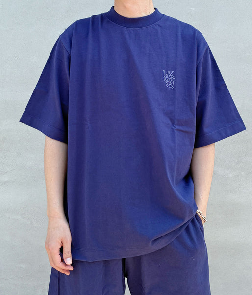 LQQK Studio/Q Ring Heavy Weight tee (BLUE)