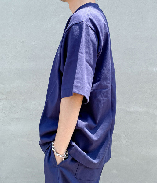 LQQK Studio/Q Ring Heavy Weight tee (BLUE)