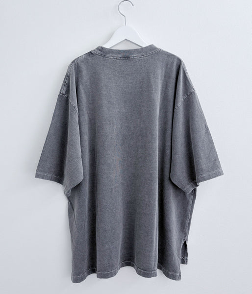 INTERIM/VINTAGE FADE BLACK  HYPER BIG T-SHIRT (POWDER)