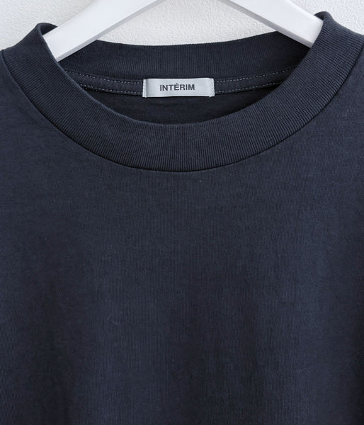 INTERIM/VINTAGE FADE BLACK  HYPER BIG T-SHIRT (SULFUR)