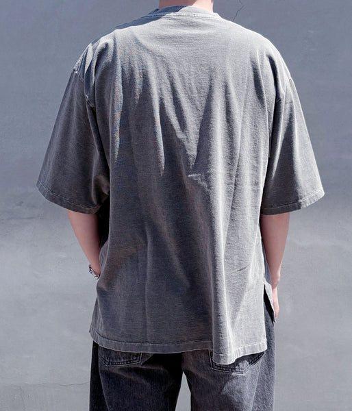 INTERIM/VINTAGE FADE BLACK  HYPER BIG POCKET T-SHIRT (POWDER)