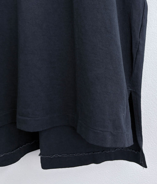 INTERIM/VINTAGE FADE BLACK  HYPER BIG POCKET T-SHIRT (SULFUR)