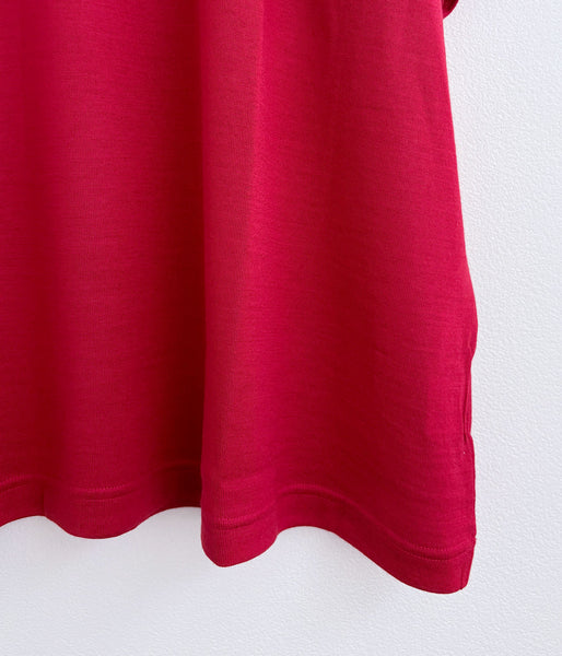 holk/WOOL S/S TSHIRT (RED)