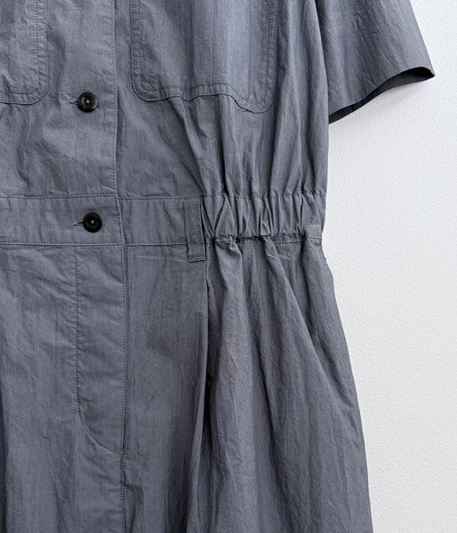 MHL./SUPERLIGHT COTTON NYLON DRESS (MID GREY)