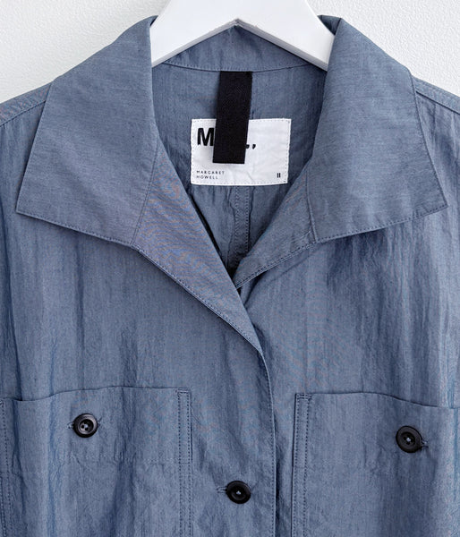 MHL./SUPERLIGHT COTTON NYLON DRESS (MID BLUE)
