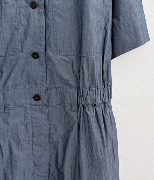 MHL./SUPERLIGHT COTTON NYLON DRESS (MID BLUE)