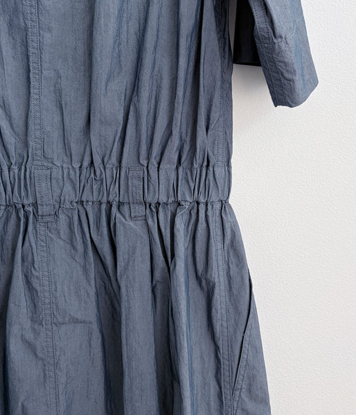 MHL./SUPERLIGHT COTTON NYLON DRESS (MID BLUE)