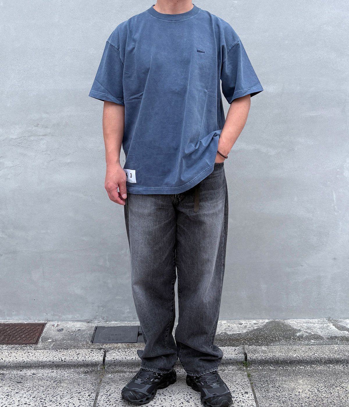 DESCENDANT/CACHALOT ORGANIC COTTON SS PIGMENT DYE (NAVY)