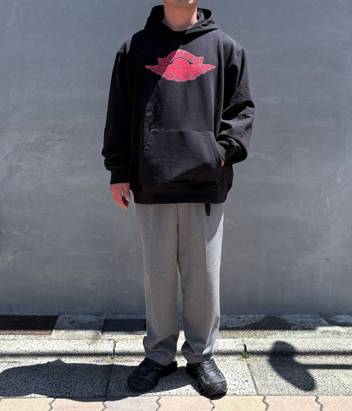 SAINT MICHAEL/M J SM FLC HOODIE/BLACK
